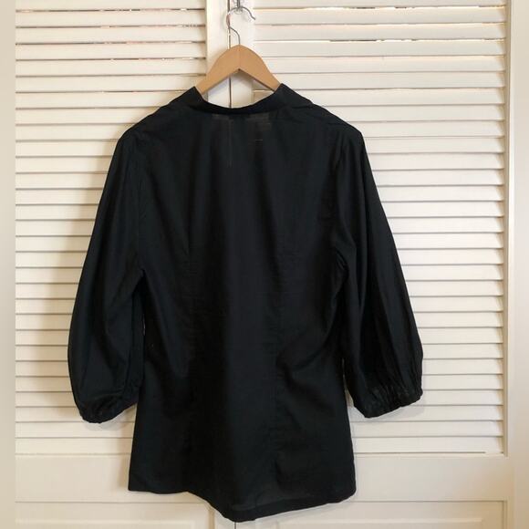 Ann Louise Roswald Black Cottagecore Blouse - Picture 5 of 6